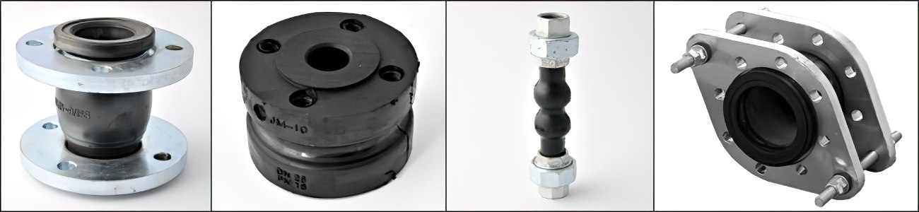 KWS Industrietechnik – Rubber expansion joints with flanges and fittings made of die-cast (EPDM/DN)